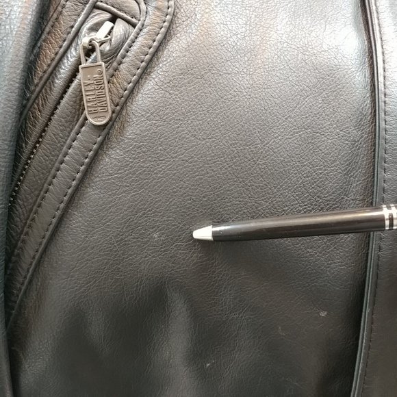 Women's Large L Harley-Davidson Leather Jacket With Liner - Picture 8 of 8